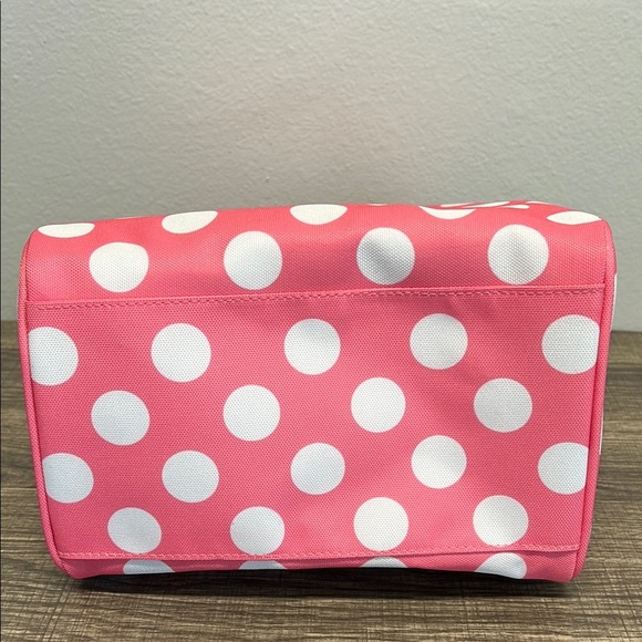 ♠️ Kate Spade Pink and White Polka Dot Insulated Lunch Tote 👛 - Picture 10 of 13